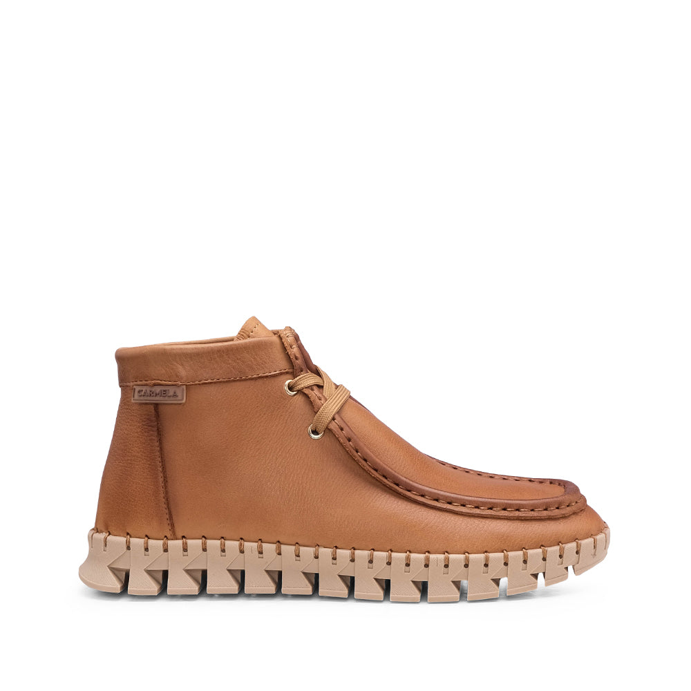 Sapatilha Casual Mulher Pele Camel