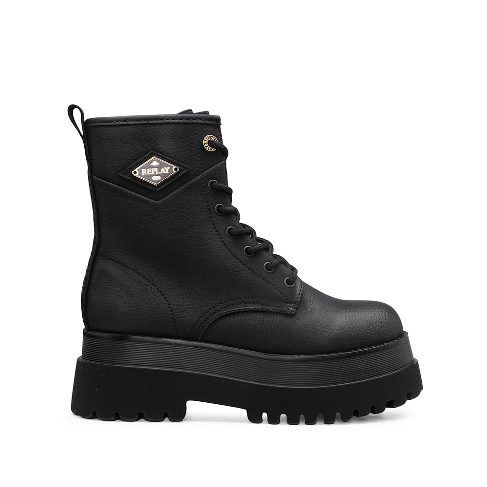 Bota Militar Mulher Preto