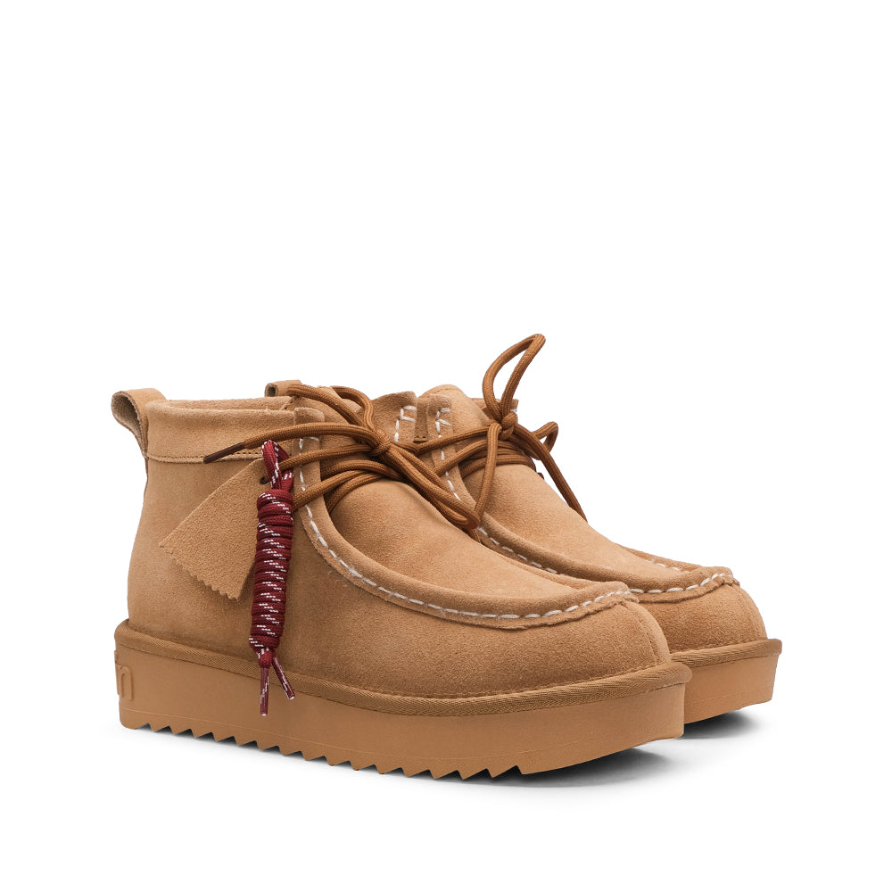 Botim Casual Mulher Camel