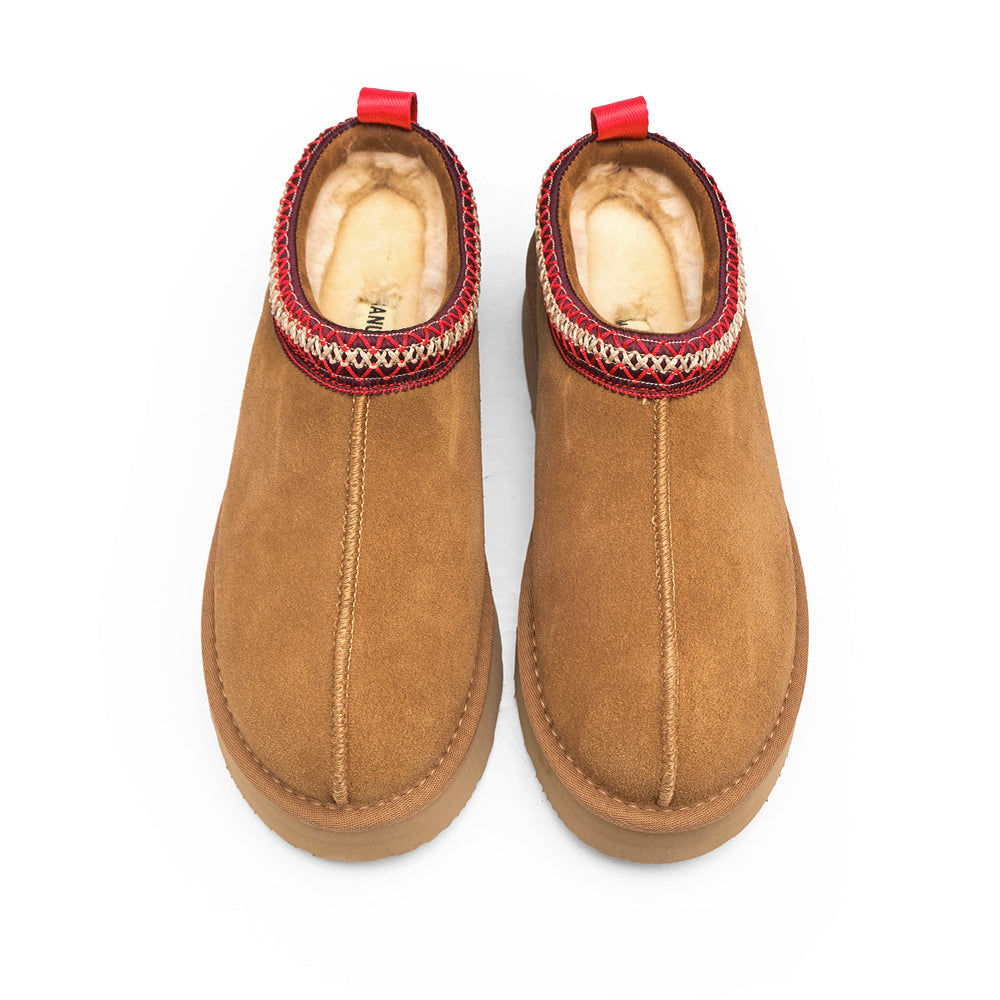 Botim Casual Mulher Camurça Camel
