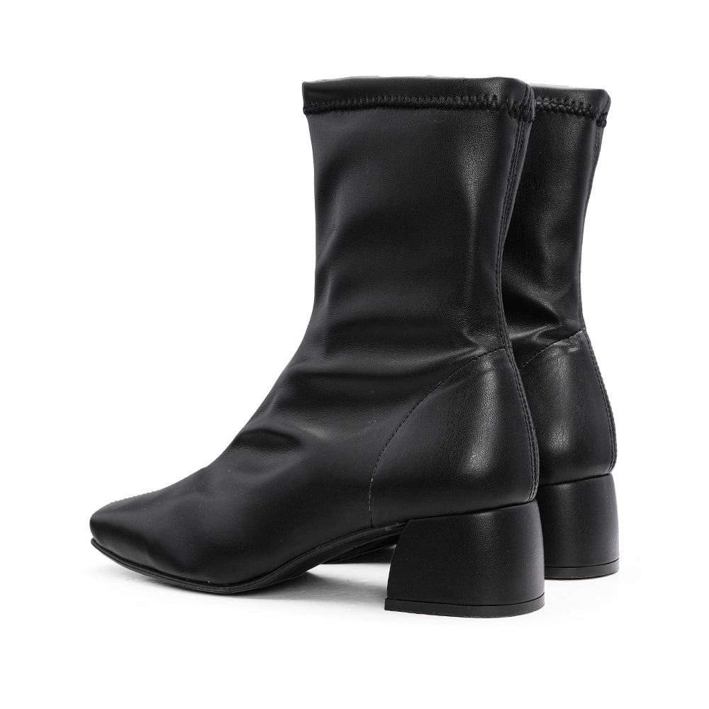 Botim Salto Alto Mulher Preto