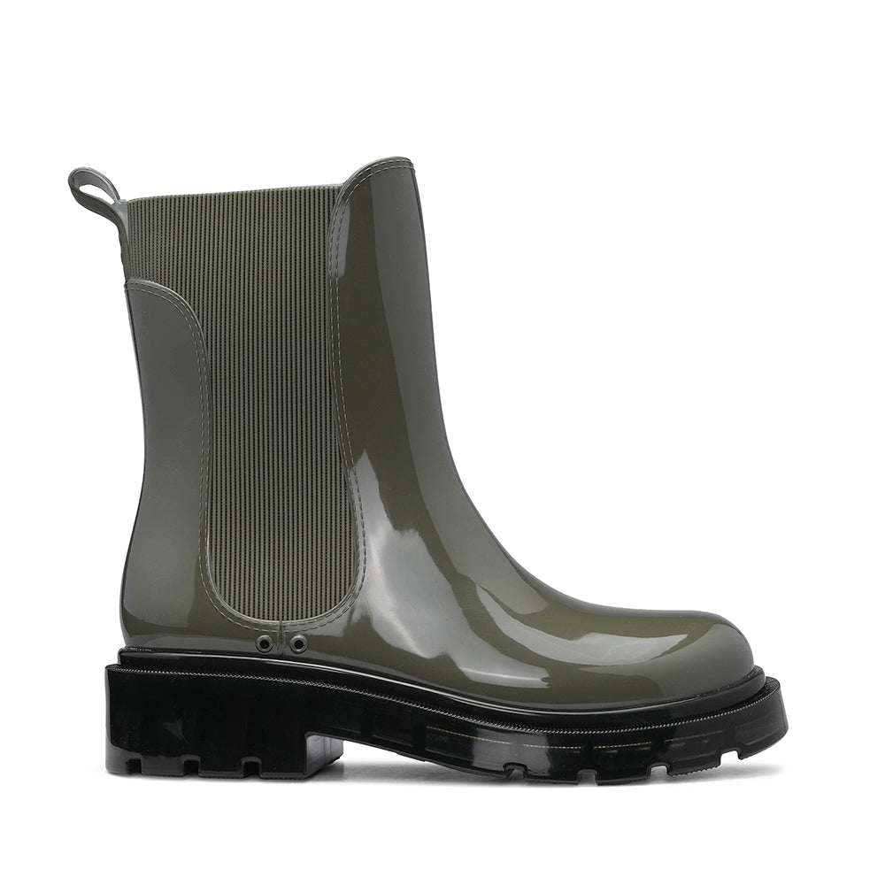 HOT Leather Boots Grey Flat Ankle Boots Womens Women's Flat