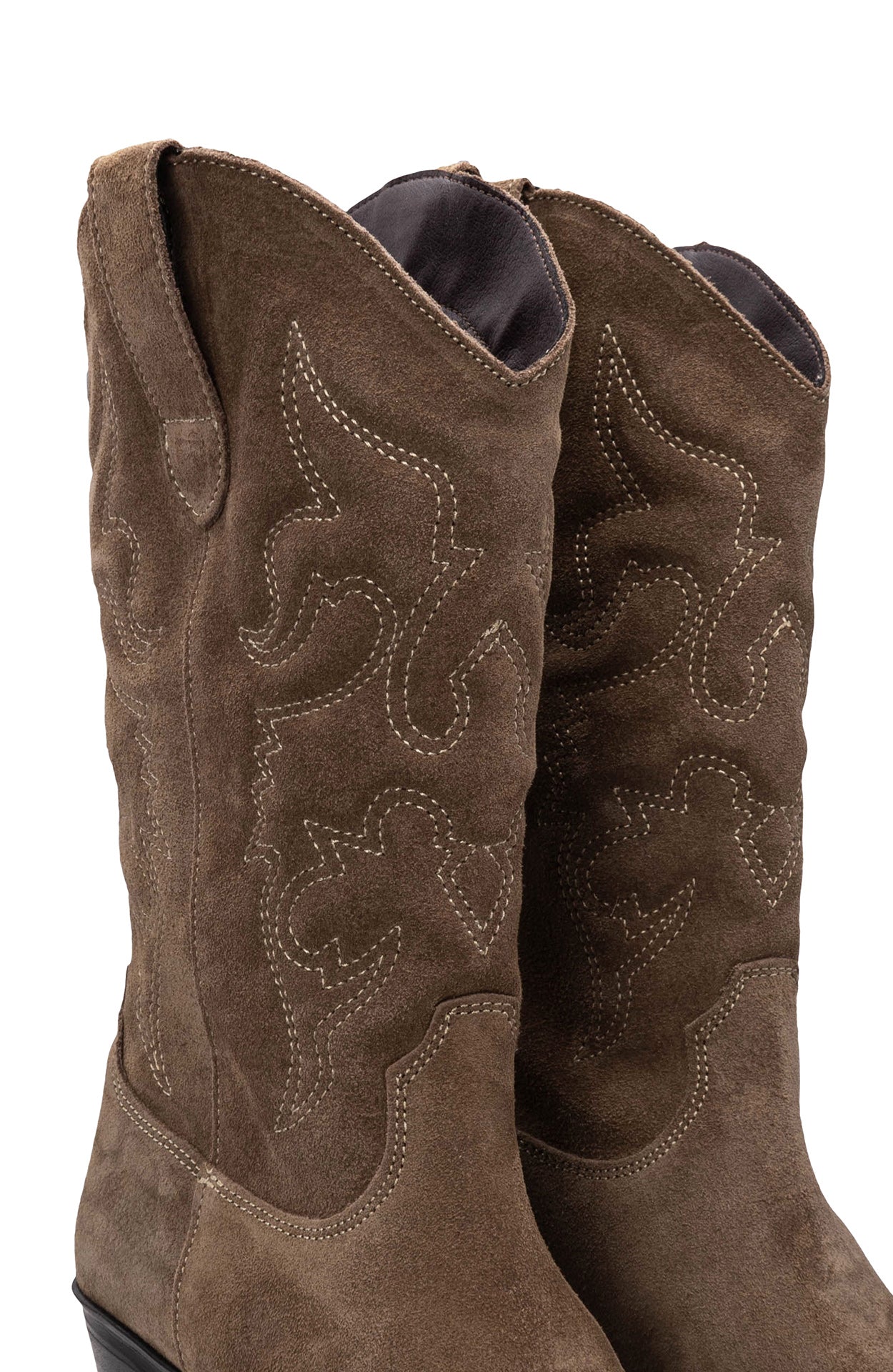 Bota Texana Mulher Camurça Terra