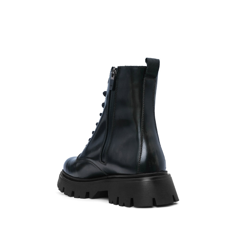 Botim Casual Mulher Polido Verde