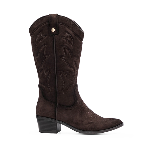 Bota Texana Mulher Castanho