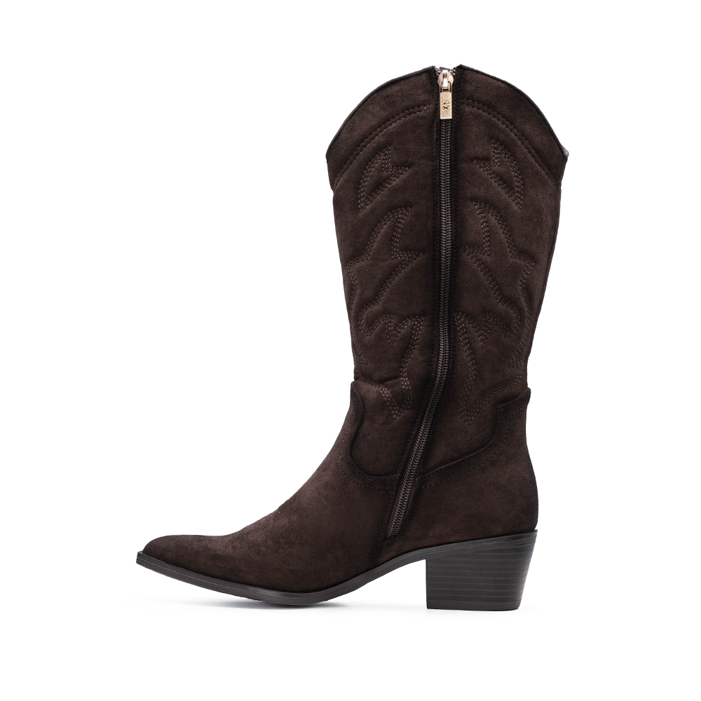 Bota Texana Mulher Castanho