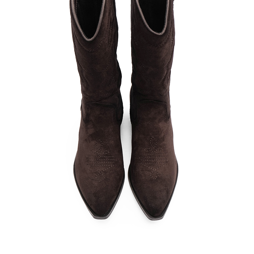 Bota Texana Mulher Castanho