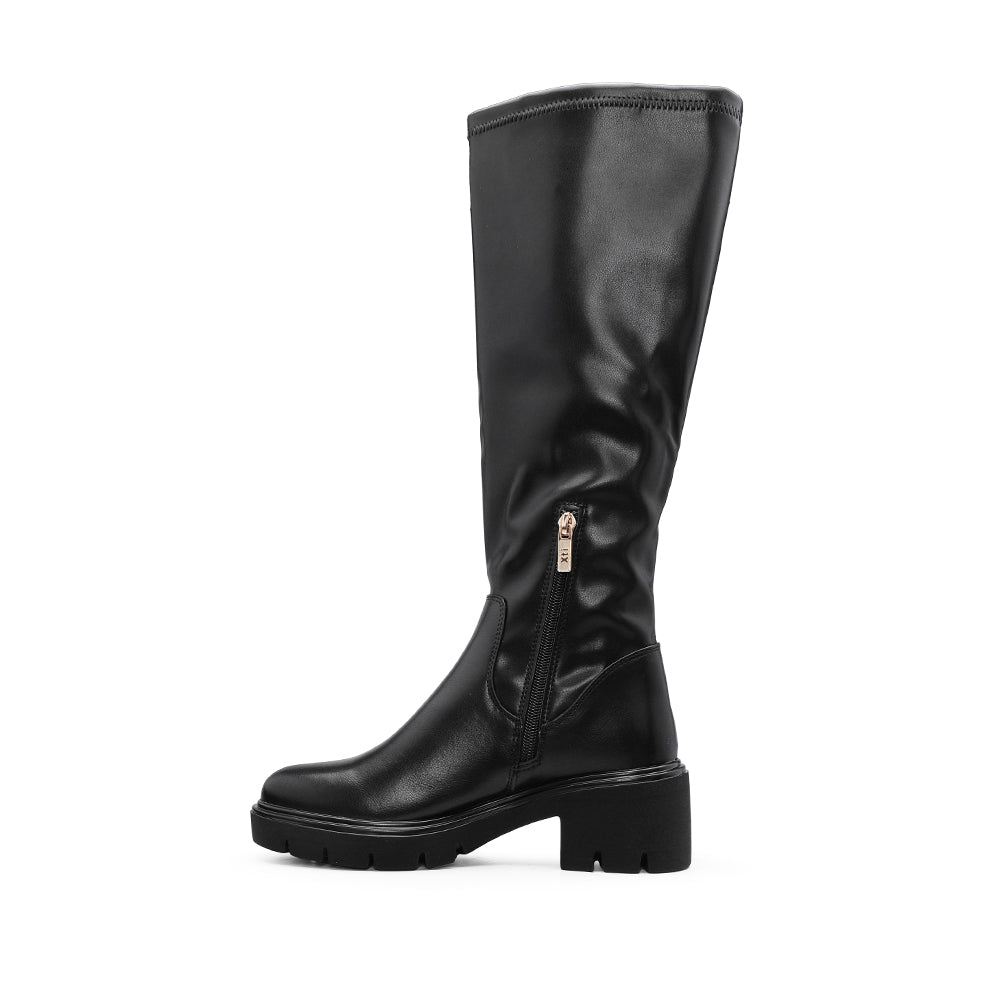 Bota Cano Alto Mulher Preto