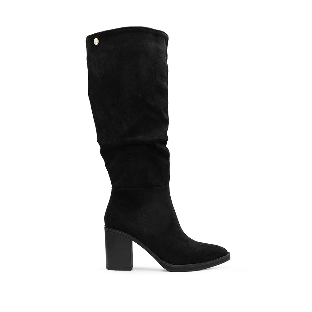 Bota Cano Alto Mulher Preto