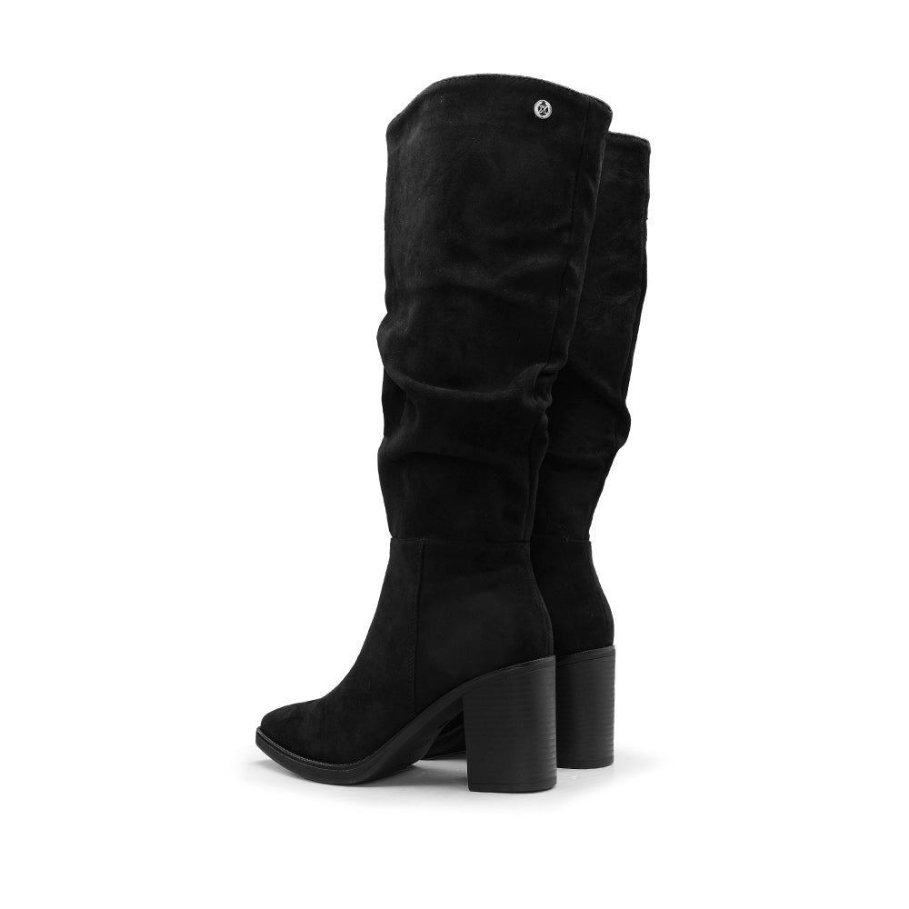 Bota Cano Alto Mulher Preto