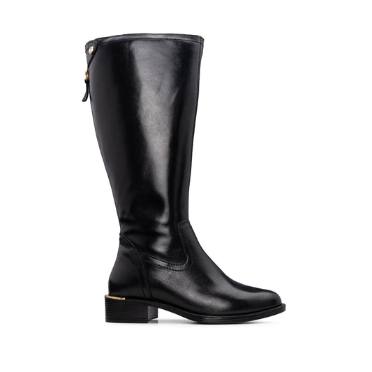Bota Cano Alto Mulher Preto