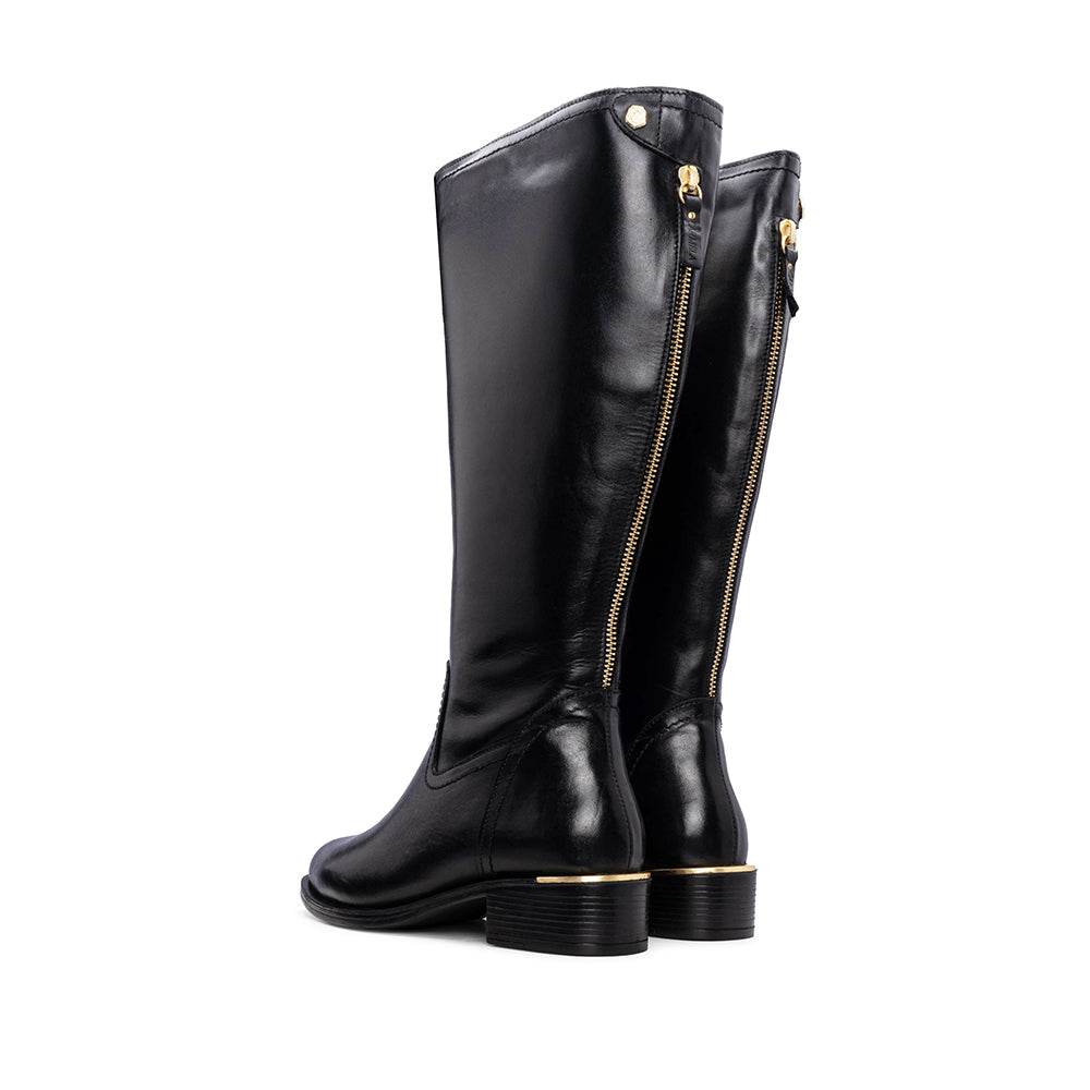 Bota Cano Alto Mulher Preto