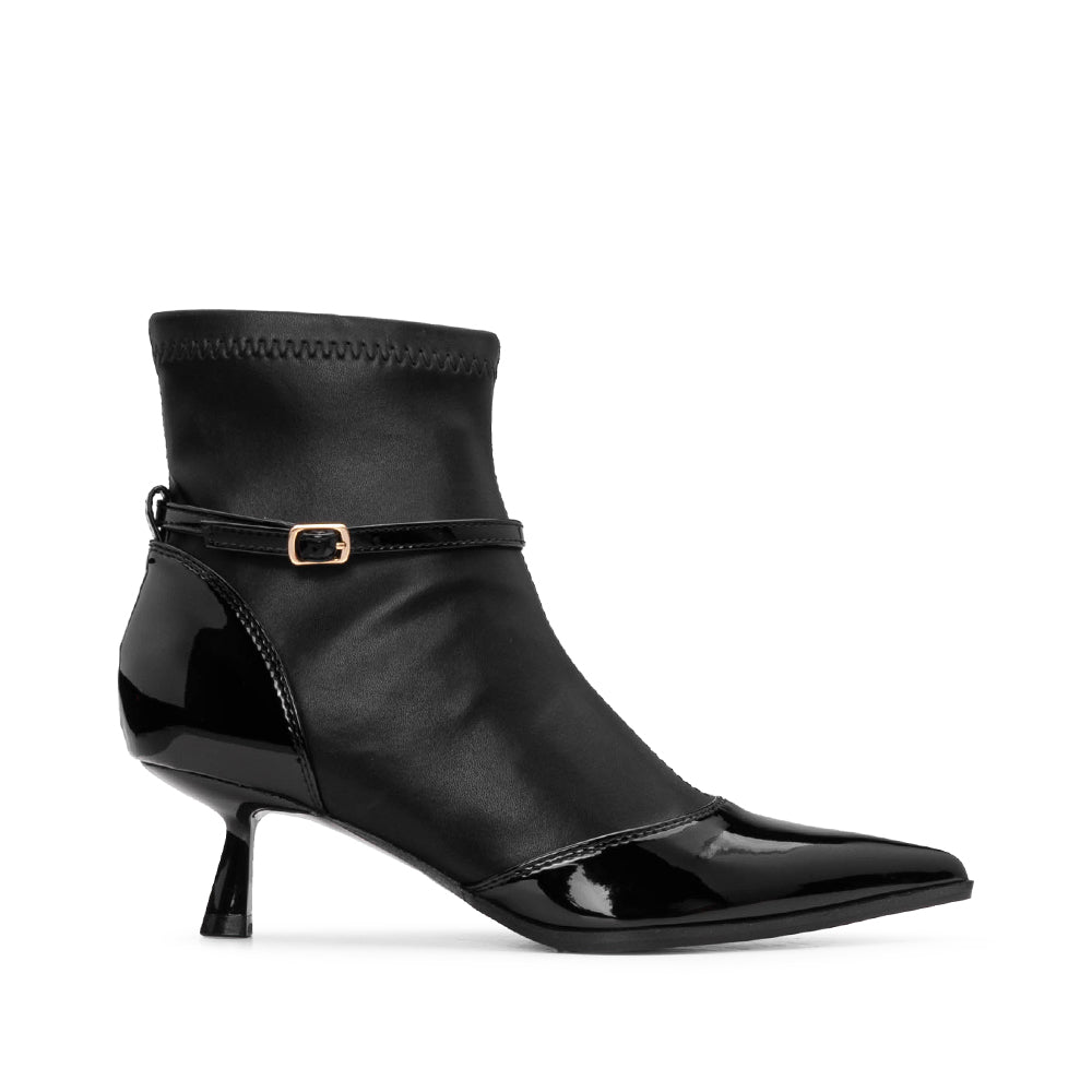 Botim Salto Alto Mulher Preto