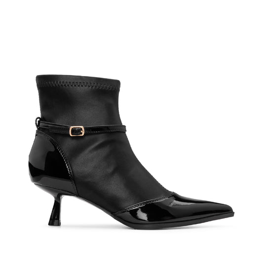 Botim Salto Alto Mulher Preto