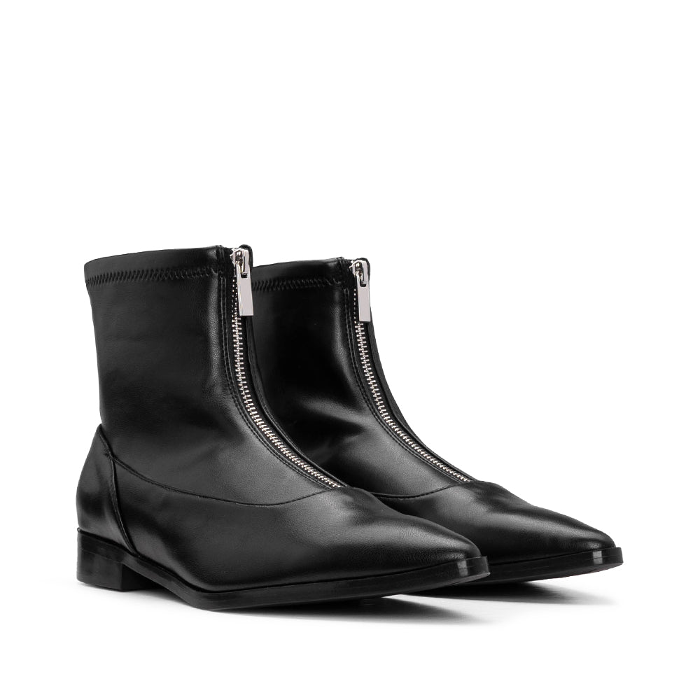 Botim Salto Raso Mulher Preto