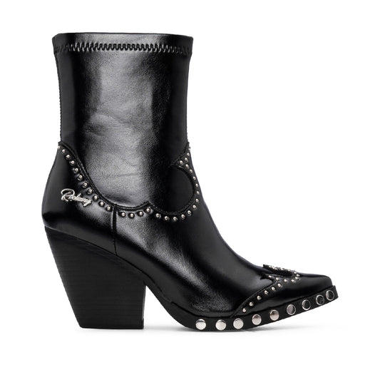 Botim Salto Alto Mulher Preto