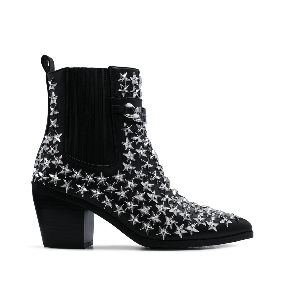 Bota Salto Alto Mulher Pele Sintética Preto