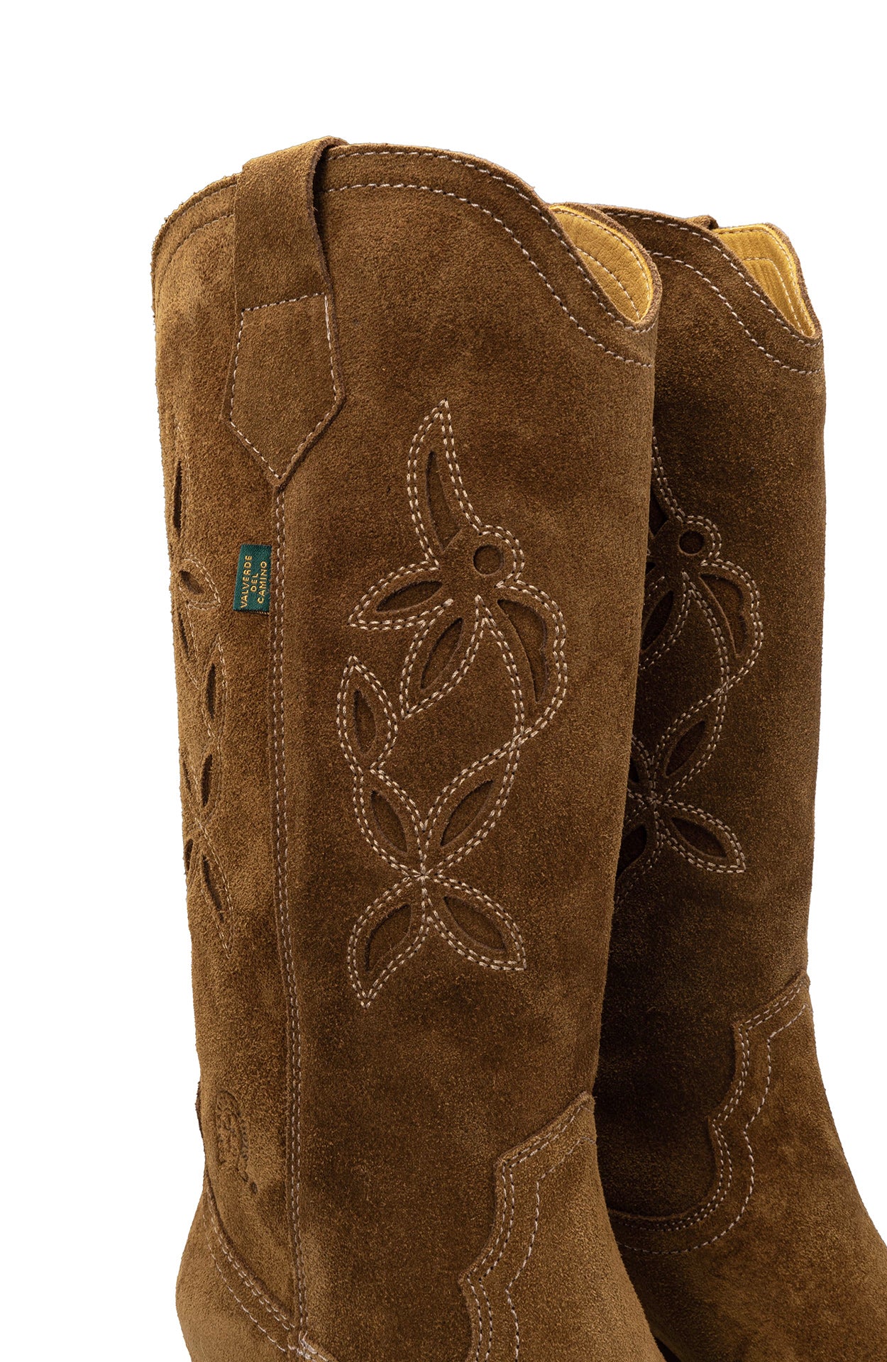 Bota Texana Mulher Camurça Camel