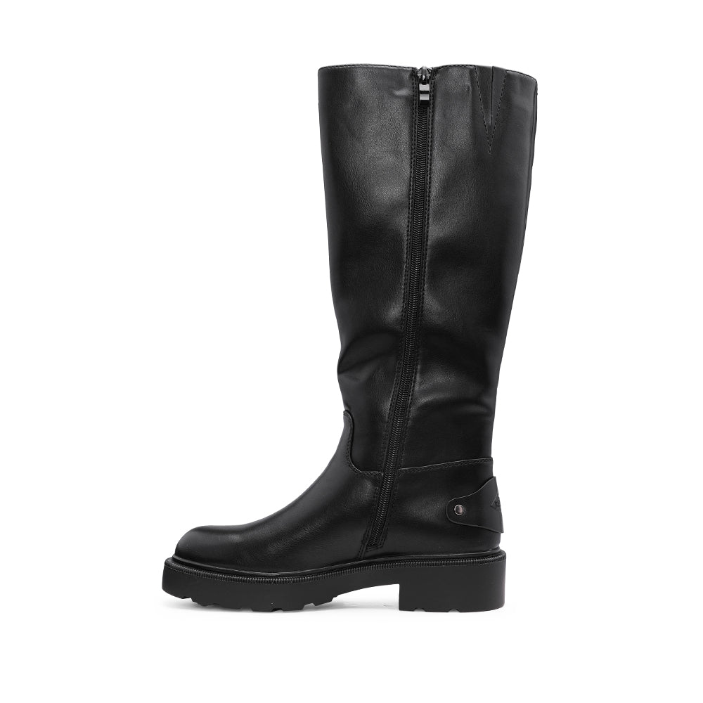 Bota Cano Alto Mulher Preto