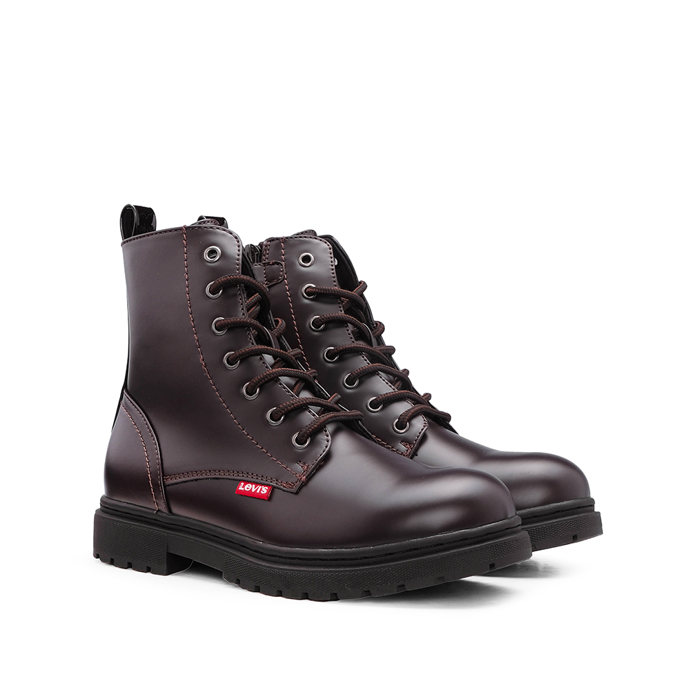 Bota Militar Mulher Castanho
