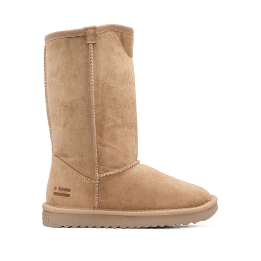 Bota Casual Mulher Bege
