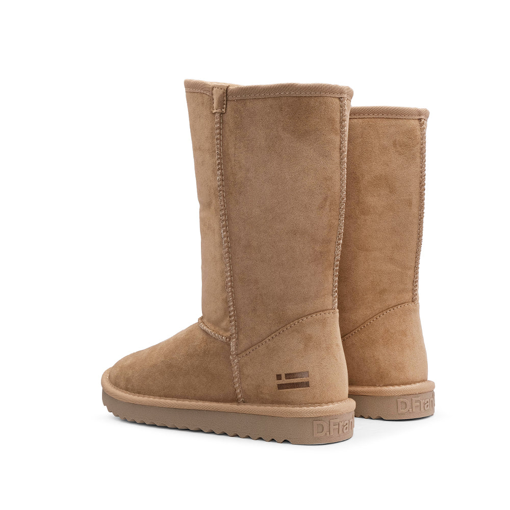 Bota Casual Mulher Bege