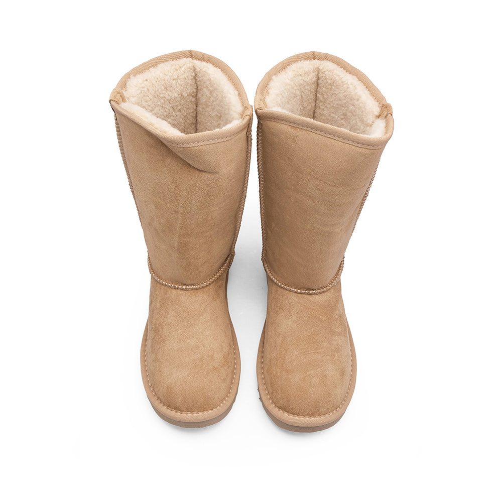 Bota Casual Mulher Bege
