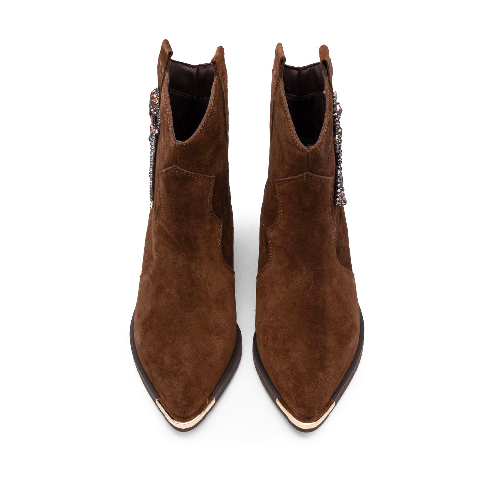 Botim Texana Mulher Pele Camel