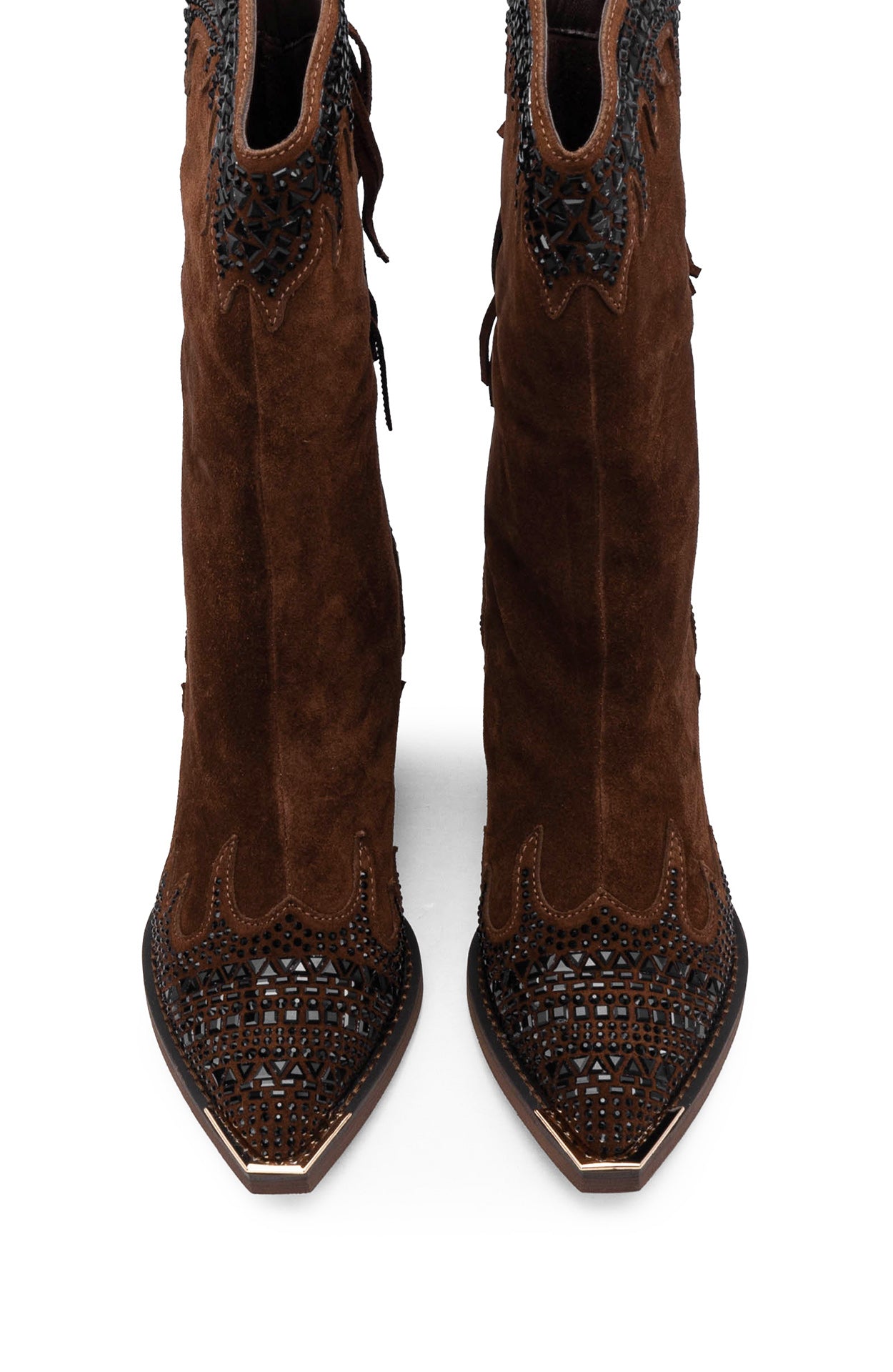 Bota Texana Mulher Camurça Camel