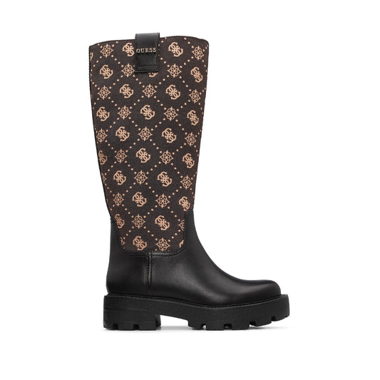 Bota Cano Alto Mulher Castanho
