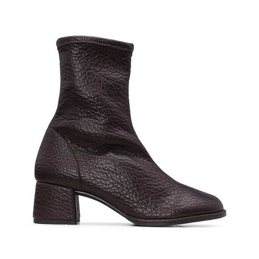 Botim Salto Médio Mulher Castanho