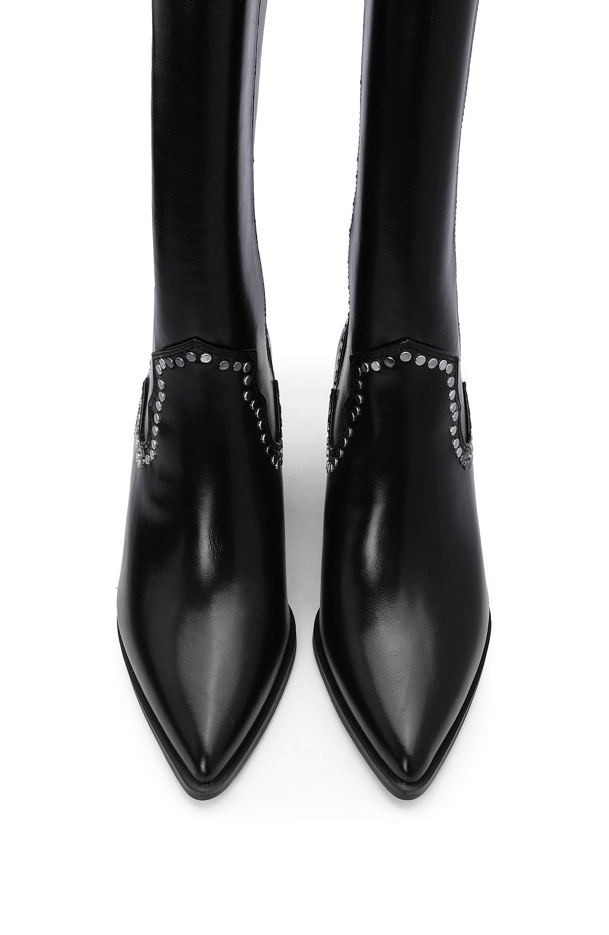 Bota Cano Alto Mulher  Preto