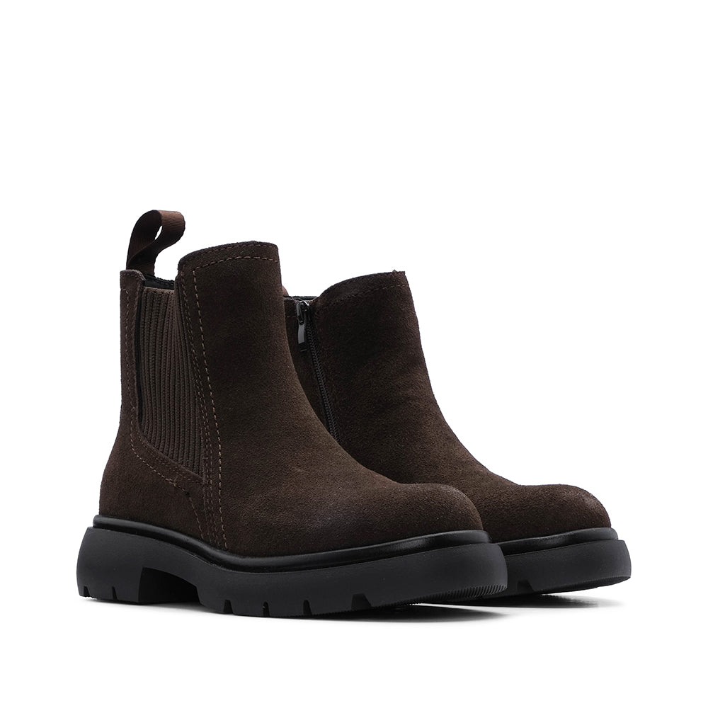 Bota Casual Mulher Camurça Café