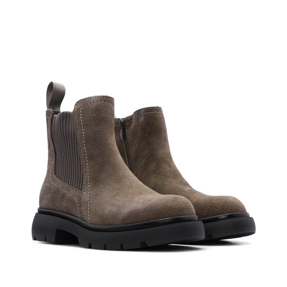 Bota Casual Mulher Camurça Taupe
