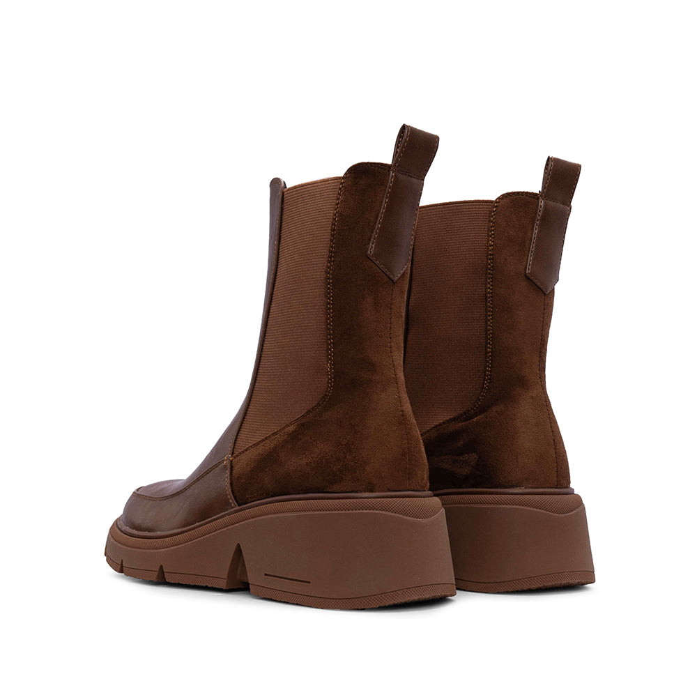 Bota Chelsea Mulher Camel
