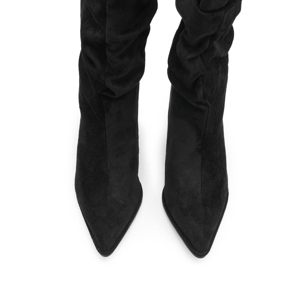 Bota Salto Alto Mulher Preto