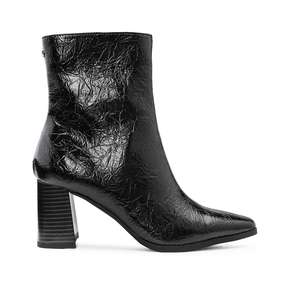 Botim Salto Alto Mulher Preto