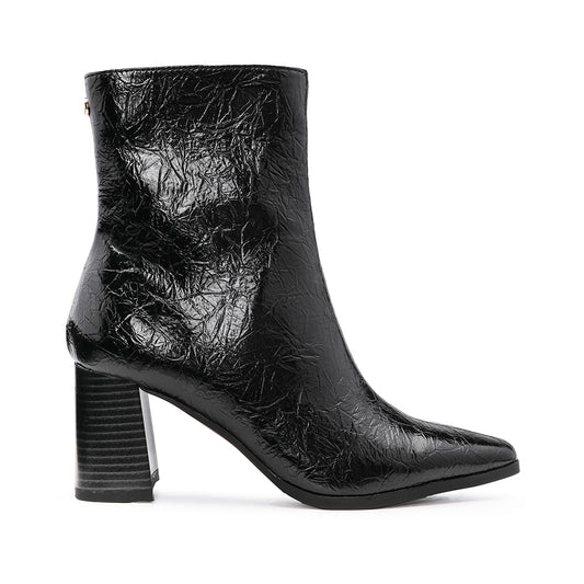Botim Salto Alto Mulher Preto