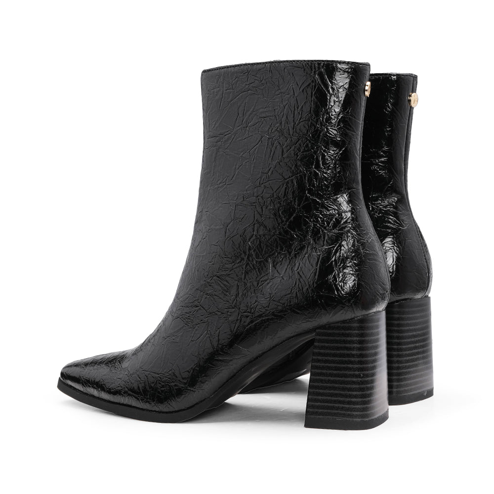Botim Salto Alto Mulher Preto