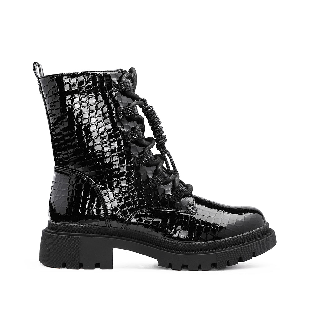 Bota Militar Mulher Preto