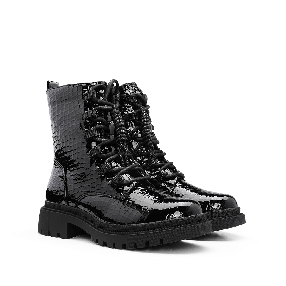Bota Militar Mulher Preto