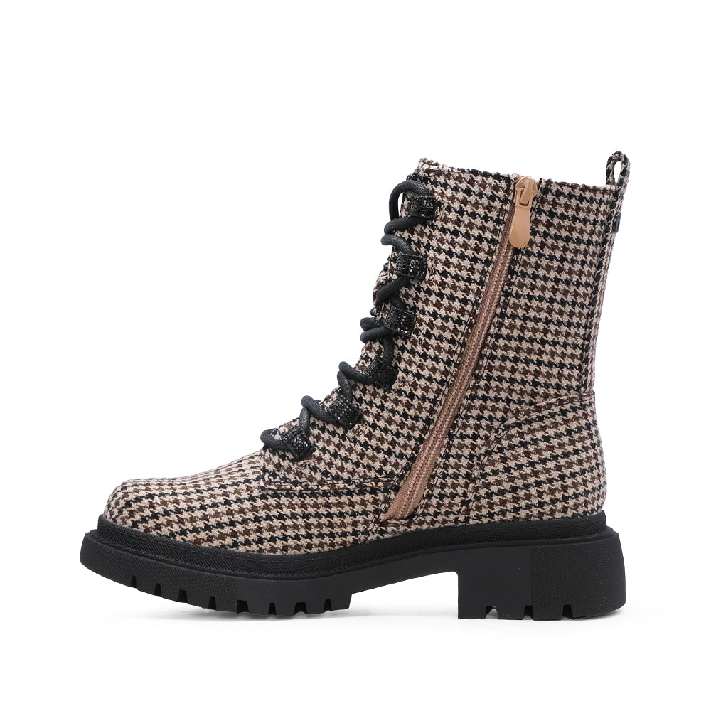 Bota Militar Mulher Taupe