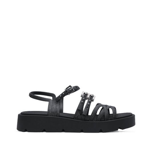 Sandália Casual Mulher Preto