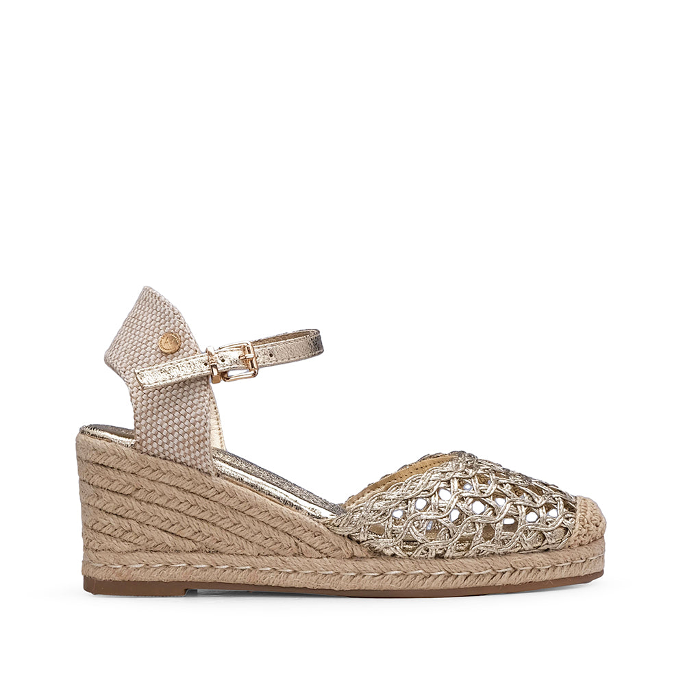 Sapato Alpercatas Mulher Dourado