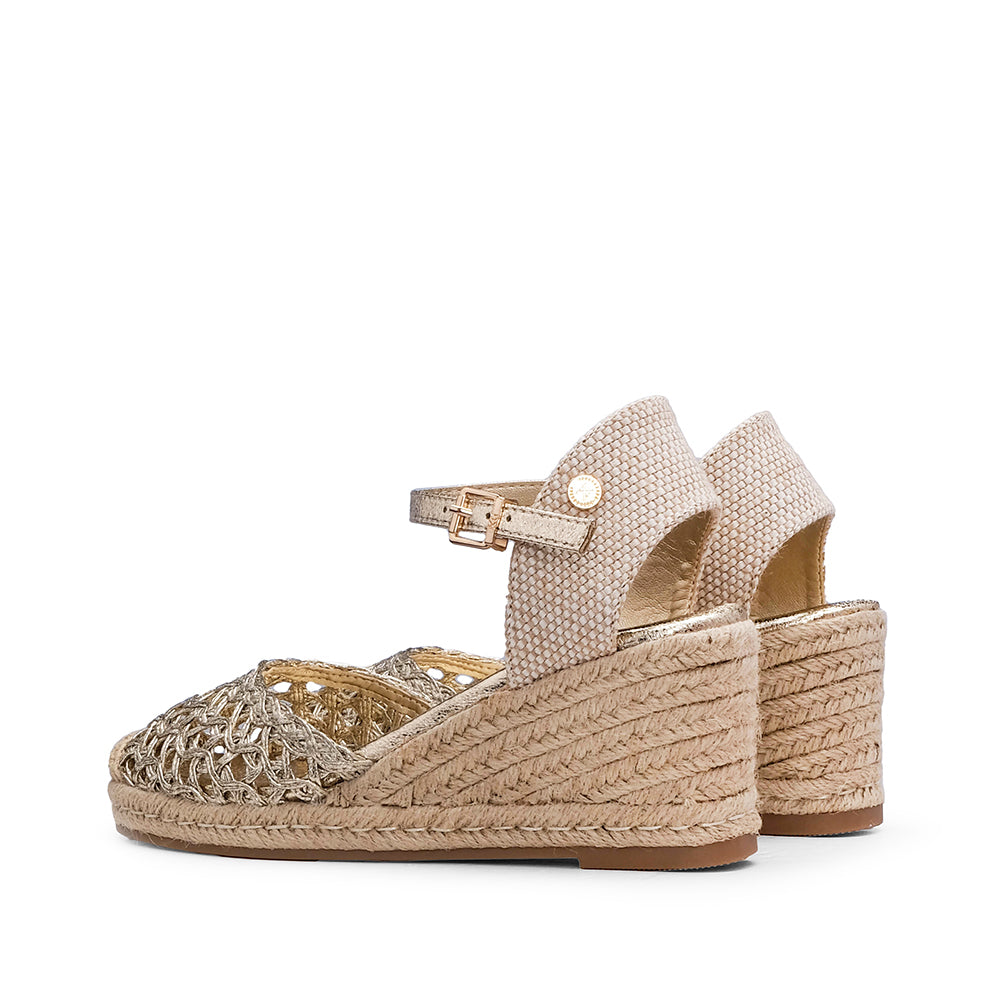 Sapato Alpercatas Mulher Dourado