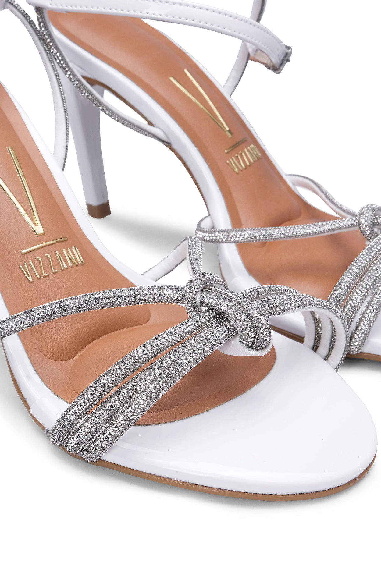 Sandália Salto Alto Mulher Verniz Branco – Manuel Alves