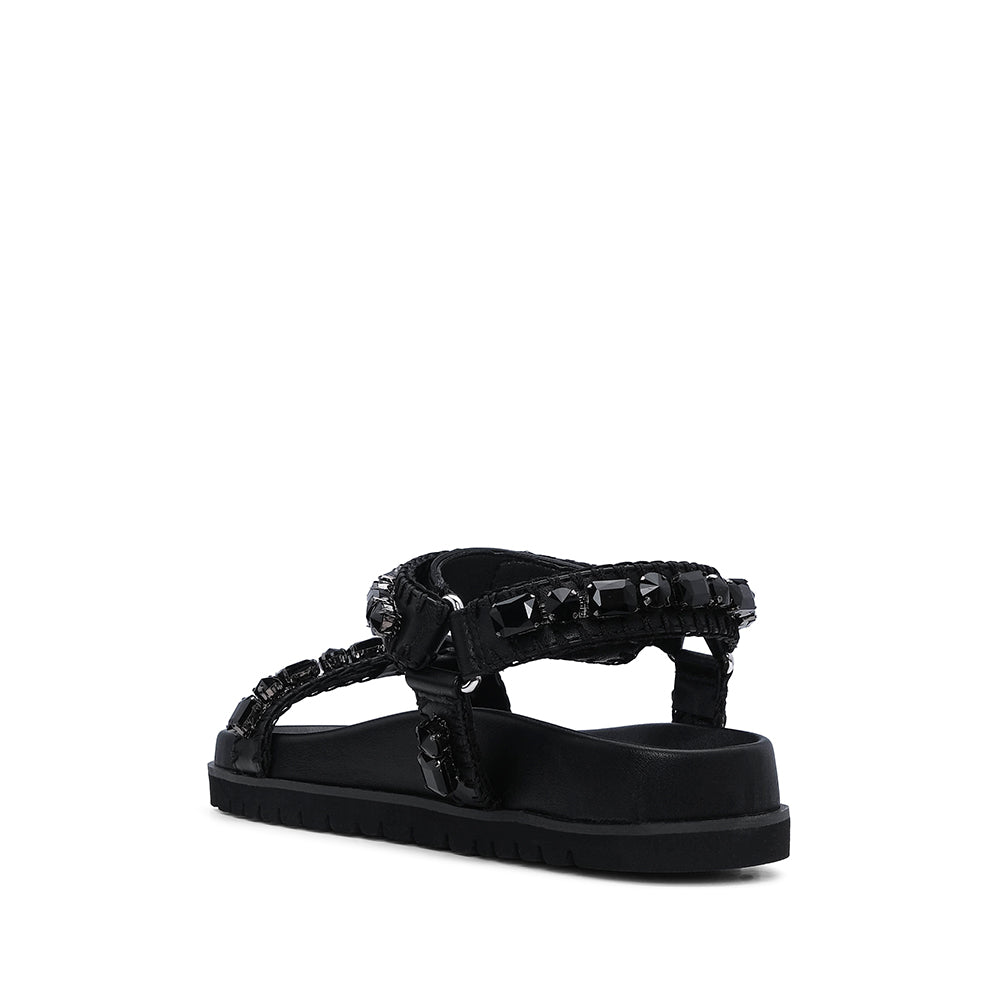 Sandália Casual Mulher Preto