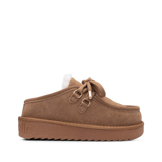 Soca Casual Mulher Camurça  Camel