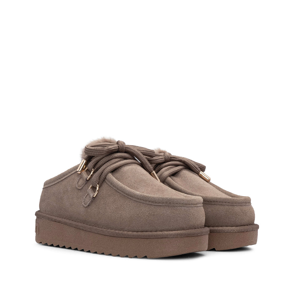 Soca Casual Mulher Camurça  Taupe