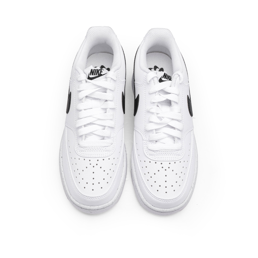 Sapatilha Desportivo Mulher Court Vision Low Branco E Preto